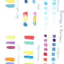 My project for Creation of Color Palettes with Watercolour. Un progetto di Illustrazione tradizionale, Belle arti, Pittura, Pittura ad acquerello e Teoria del colore di vixie - 28.08.2022