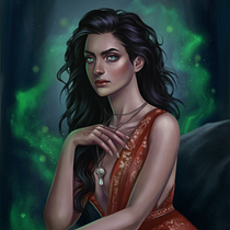 My project for course: Digital Painting of Characters in Photoshop. Un progetto di Character design, Illustrazione digitale, Disegno digitale e Pittura digitale di victoria_yu - 03.08.2022