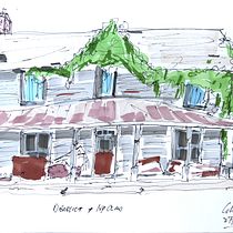 My project for course: Expressive Architectural Sketching with Colored Markers. Sketching, Drawing, Architectural Illustration, Sketchbook & Ink Illustration project by Colin South - 08.28.2022