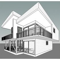 Proyecto final - Casa_DOM. Een project van 3D, Architectuur, Interactief ontwerp,  3D-modellering, Digitale architectuur y Architecturale visualisatie van Diego Benjamin Quispe Acurio - 21.08.2022