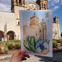  Postales de viaje en México . Traditional illustration, Watercolor Painting, Architectural Illustration, and Sketchbook project by Fernanda Flores Vázquez - 08.28.2022