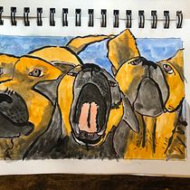 My project for course: Urban Sketching: Express Your World in a New Perspective. Un projet de Illustration traditionnelle, Esquisse , Dessin, Aquarelle, Illustration architecturale , et Carnet de croquis de Katharine Russell - 29.08.2022