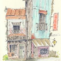 My project for course: Expressive Architectural Sketching with Colored Markers. Sketching, Drawing, Architectural Illustration, Sketchbook & Ink Illustration project by Jeff Hawkins - 08.28.2022