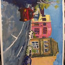 My project for course: Gouache Painting of Urban Landscapes Ein Projekt aus dem Bereich Traditionelle Illustration und Malerei von Sharon Bruce - 28.08.2022
