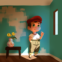 Meu projeto do curso: Princípios de iluminação para pintura digital. Traditional illustration, Digital Illustration, and Digital Painting project by Kaio Coelho - 08.27.2022