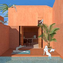 Il mio progetto del corso: Rappresentazione grafica di progetti architettonici. Un projet de Architecture, Design graphique, Architecture d'intérieur, Design d'intérieur, Pa, sagisme, Collage, Architecture numérique et Illustration architecturale de serena.franchi - 29.08.2022