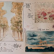 My project for course: Watercolor Travel Journal. Traditional illustration, Watercolor Painting, Architectural Illustration, and Sketchbook project by Lilija Markevič - 08.29.2022