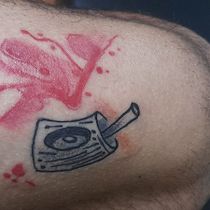 Mi proyecto del curso:  caps corte acuarela. Un projet de Illustration traditionnelle, Peinture, Aquarelle, Conception de tatouage , et Publicité de Jean Espinosa luna - 28.08.2022