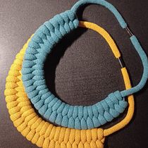 My project for course: Rope Jewelry for Beginners: Make Your Own Necklaces. Arts, Crafts, Jewelr, Design, Macramé, and Textile Design project by Ines Ris - 08.29.2022