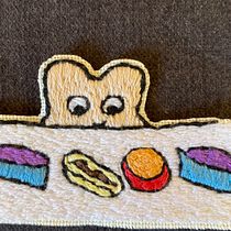 My project for course: Character Illustration with Needle and Thread. Un projet de Illustration traditionnelle, Broderie , et Design textile de Kim Milai - 30.08.2022