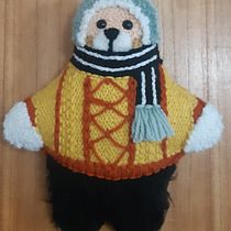 Mi proyecto del curso: Diseño y bordado de muñecos con aguja mágica. Embroider, Decoration, Art To, s, Punch Needle, and Textile Design project by Natalia Morello - 08.30.2022