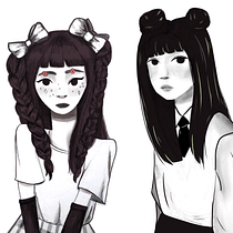 Mi proyecto del curso: Dibujo de personajes desde cero: retrata rostros y figuras. Projekt z dziedziny Trad, c, jna ilustracja, Projektowanie postaci, R, sunek ołówkiem,  R i sunek użytkownika Fernanda Reyna - 20.08.2022