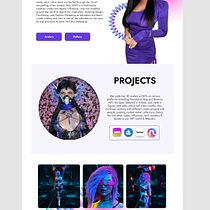 My project for course: Web Design with Figma: Building Striking Compositions. Projekt z dziedziny UX / UI, Web design, Projektowanie aplikacji mobiln, ch, Projektowanie c, frowe, Projektowanie aplikacji, Projektowanie produktu c i frowego użytkownika Staz SHIFT - 30.08.2022