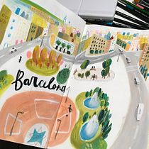 Mi proyecto del curso: Sketchbook pictórico en gouache. Un proyecto de Ilustración tradicional, Bocetado, Dibujo, Ilustración arquitectónica, Sketchbook y Pintura gouache de ayr - 29.08.2022