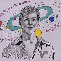My project for course: Ink Portraits with Lines and Dots. Desenho a lápis, Desenho, Desenho realista, Desenho anatômico e Ilustração com tinta projeto de Svetlana Volchak - 29.08.2022