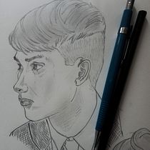 Meu projeto do curso: Caderno de retratos: explore o rosto humano. Un proyecto de Bocetado, Dibujo, Dibujo de Retrato, Dibujo artístico y Sketchbook de Isaque de Matos Silva - 30.08.2022