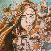 Book Cover: Holocaust of the Butterflies. Artes plásticas, Pintura, Desenho e Ilustração com tinta projeto de egnogueda - 30.08.2022