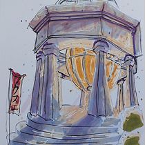 Mi proyecto del curso: Dibujo arquitectónico expresivo con marcadores de colores. Sketching, Drawing, Architectural Illustration, Sketchbook & Ink Illustration project by Uxue Alejo - 08.30.2022