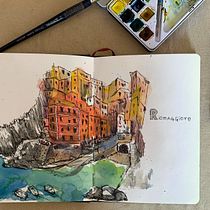 Mi proyecto del curso: Cuaderno de viaje en acuarela. Traditional illustration, Watercolor Painting, Architectural Illustration, and Sketchbook project by Felipe Moreira Lledó - 08.30.2022