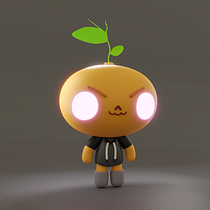 Mi proyecto del curso: Creación de personajes kawaii en 3D con Blender  Ein Projekt aus dem Bereich Traditionelle Illustration, Design von Figuren, Digitale Illustration, 3-D-Modellierung und Manga von Pavel Valseca - 31.08.2022