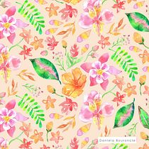 Mi proyecto del curso: Diseño de estampados con la técnica del tresbolillo. Projekt z dziedziny Trad, c, jna ilustracja, Pattern design i Stemple użytkownika Daniela Bouroncle - 31.08.2022