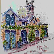 Mein Kursprojekt: Expressive Architekturskizzen mit Markern. Sketching, Drawing, Architectural Illustration, Sketchbook & Ink Illustration project by hd_uni - 08.31.2022