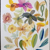 My project for course: Artistic Floral Watercolor: Connect with Nature. Pintura em aquarela, Ilustração tradicional, Pintura e Ilustração botânica projeto de Jan Kent - 28.08.2022