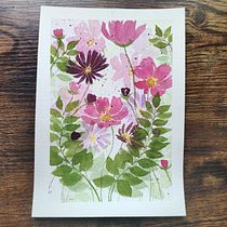 Mi proyecto del curso: Acuarela floral: conecta con la naturaleza. Ilustração tradicional, Pintura, Pintura em aquarela e Ilustração botânica projeto de Gema Domínguez Begines - 01.09.2022