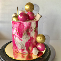 Mi proyecto del curso: Cake design: técnicas decorativas modernas. Design, and DIY project by Andrea Plascencia Fuerte - 08.25.2022