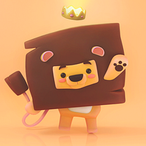 Leoncito 3D Ein Projekt aus dem Bereich Traditionelle Illustration, Design von Figuren, Digitale Illustration, 3-D-Modellierung und Manga von Elena Gómez Ortiz - 02.09.2022
