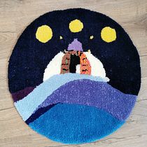 Mon projet du cours : Technique du tufting pour la création de tapis. Un projet de Artisanat, Décoration, Art textile, DIY , et Design textile de kinta640 - 02.09.2022