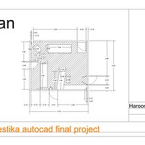 My project for course: Introduction to Architectural Drawing in AutoCAD Ein Projekt aus dem Bereich Architektur, Innenarchitektur, Innendesign, L, schaftsbau, Architektonische Illustration und ArchVIZ von Haroon Haidari - 02.09.2022