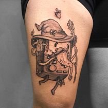 Mi proyecto del curso: Tatuaje para principiantes. Tattoo Design project by santiagosegura66 - 09.03.2022