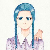Meu projeto do curso: Desenho fanart com aquarela e lápis de cor. Traditional illustration, Painting, Watercolor Painting, Portrait Drawing, Children's Illustration, and Colored Pencil Drawing project by vanessaes - 09.03.2022