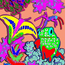 "Frogs" Ein Projekt aus dem Bereich Traditionelle Illustration und Digitale Illustration von leslie.gordon - 03.09.2022