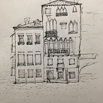 Mi proyecto del curso: dibujo arquitectónico expresivo con marcadores de colores. Sketching, Drawing, Architectural Illustration, Sketchbook & Ink Illustration project by nicolas parra - 09.03.2022