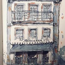 Mi proyecto del curso: Dibujo arquitectónico expresivo con marcadores de colores. Sketching, Drawing, Architectural Illustration, Sketchbook & Ink Illustration project by Madame Fan - 09.03.2022