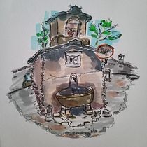 My project for course: Expressive Architectural Sketching with Colored Markers. Sketching, Drawing, Architectural Illustration, Sketchbook & Ink Illustration project by hakim_ahunov - 09.03.2022