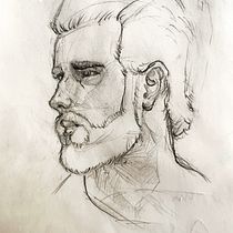 Mi proyecto del curso: Sketchbook de retrato: explora el rostro humano. Un proyecto de Bocetado, Dibujo, Dibujo de Retrato, Dibujo artístico y Sketchbook de deika - 03.09.2022