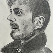My project for course: Artistic Portrait Drawing: Capture Authentic Expressions. Un projet de Illustration traditionnelle, Beaux Arts, Esquisse , Dessin au cra, on, Dessin, Dessin de portrait, Dessin réaliste, Dessin artistique , et Dessin anatomique de Shaun Lowrey - 03.09.2022