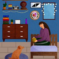 Mi proyecto del curso: Ilustración digital colorida en Procreate. Traditional illustration, Drawing, Digital Illustration, and Digital Drawing project by mavyz_97 - 09.03.2022