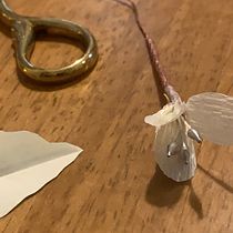 Meu projeto do curso: Técnicas para a criação de flores de papel. Projekt z dziedziny Papercraft,  Dekoracja wnętrz i DIY użytkownika Mariana Ramogida - 03.09.2022