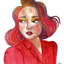 Mi proyecto del curso: Ilustración y caracterización de personajes con acuarela. Un proyecto de Ilustración tradicional, Diseño de personajes, Pintura a la acuarela y Pintura de jacqueline.medina - 29.08.2022