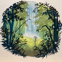 Mein Kursprojekt: Märchenlandschaften mit Gouache malen. Traditional illustration, Painting, and Gouache Painting project by ros_szb - 09.04.2022