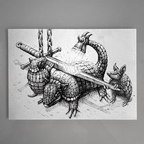 Mi proyecto del curso: Ilustración surrealista con rotuladores Ein Projekt aus dem Bereich Traditionelle Illustration, Bleistiftzeichnung, Zeichnung, Realistische Zeichnung, Artistische Zeichnung und Illustration mit Tinte von Javier Garcia Martin - 04.09.2022