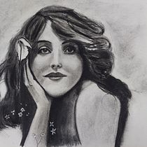 My project for course: Artistic Charcoal Portraiture: Creating Atmosphere. Ilustração tradicional, Artes plásticas, Desenho, Desenho de retrato, Desenho realista, e Desenho artístico projeto de loraxman - 03.09.2022