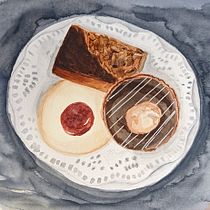 My project for course:  Flavorful Food Illustration with Watercolor. Projekt z dziedziny Trad, c, jna ilustracja,  Sztuki piękne i Malowanie akwarelą użytkownika nancycarolstudio - 04.09.2022