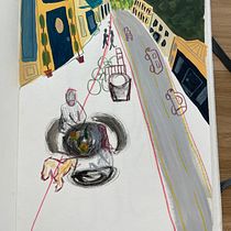 My project for course: Pictorial Sketchbook with Gouache. Un proyecto de Ilustración tradicional, Bocetado, Dibujo, Ilustración arquitectónica, Sketchbook y Pintura gouache de Brittainy Lute - 04.09.2022