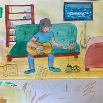Mein Kursprojekt: Das Skizzenbuch als Erkundungsreise: Finde deinen Zeichenstil. Traditional illustration, Sketching, Creativit, Drawing, Watercolor Painting, Sketchbook, and Gouache Painting project by Palinkas Cecilia - 09.05.2022