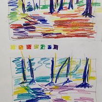Bach im Wald. Un progetto di Bozzetti, Creatività, Disegno, Sketchbook e Disegno a matita di charla_50 - 05.09.2022